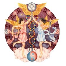 Схема вышивки «Близнецы»