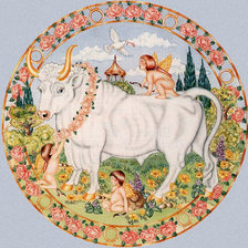 Схема вышивки «Телец»