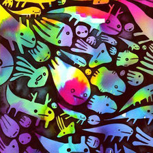 Схема вышивки «лол»