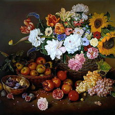 Схема вышивки «натюрморд»