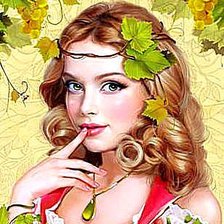 Схема вышивки «Красивая девушка»