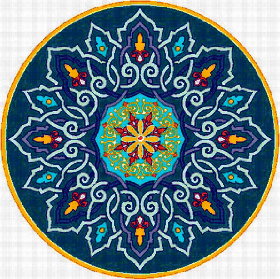 узор для подушки - подушка, узор, орнамент, цветы - предпросмотр