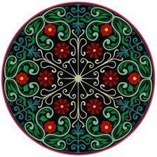 Схема вышивки «узор для подушки»