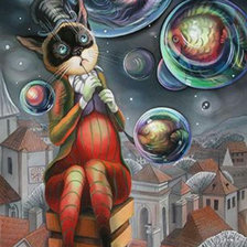 Схема вышивки «Коты художницы Н. Соколовой»