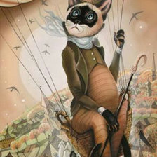 Схема вышивки «Коты художницы Н. Соколовой»