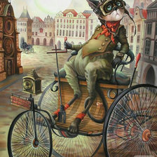 Схема вышивки «Коты художницы Н. Соколовой»