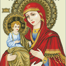 Схема вышивки «икона триеручница3»