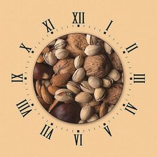 Схема вышивки «часы»