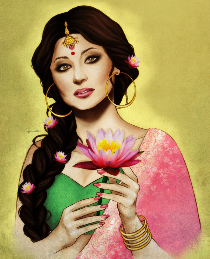 девушка - образ, женщина, индия, восток, индианка - оригинал