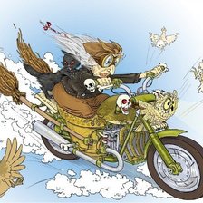 Схема вышивки «яга»