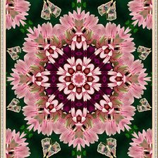 Схема вышивки «Подушка-мандала»