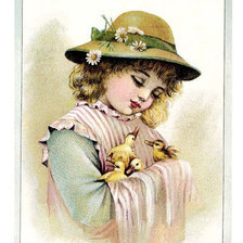 Схема вышивки «птенчики»