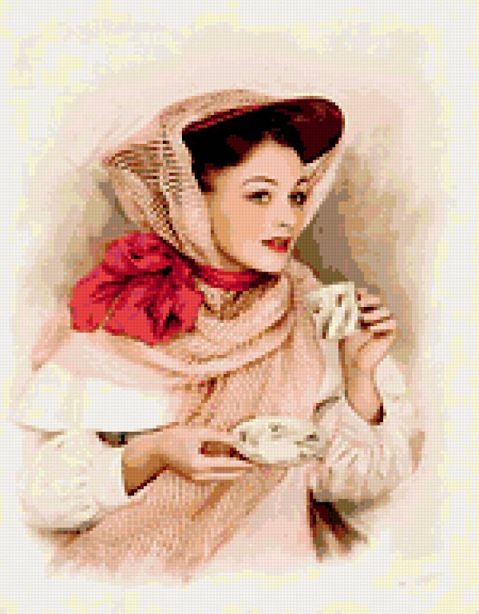 Чашка чая - девушка - предпросмотр