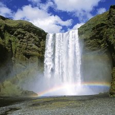 Схема вышивки «Водопады мира»