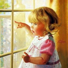 Схема вышивки «Малышка»