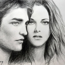 Схема вышивки «серия "сумерки"»