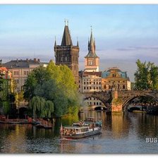 Схема вышивки «старый город»