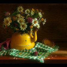 Схема вышивки «Ромашки»