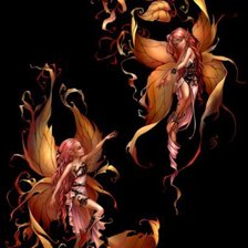 Схема вышивки «Лесные нимфы.»