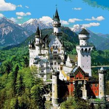 Схема вышивки «Замки мира»