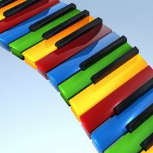 Схема вышивки «весёлая музыка»