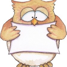 Схема вышивки «Owl Paper»