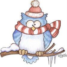 Схема вышивки «Owl Winter»