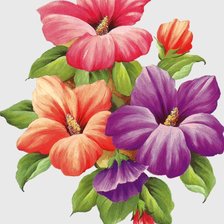 Схема вышивки «букет цветов»