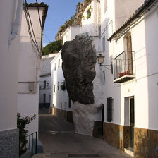 Схема вышивки «дом в скале»