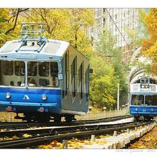 Схема вышивки «Киевский фуникулёр»