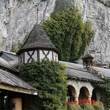 Схема вышивки «монастырь в горах»