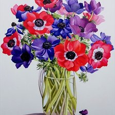 Схема вышивки «букет цветов»