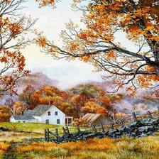 Схема вышивки «Осень»