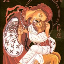 Схема вышивки «Украинская мадонна»