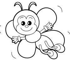 Схема вышивки «пчелка»