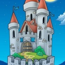 Схема вышивки «Сказочный замок»