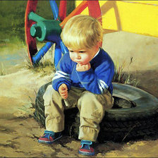 Схема вышивки «Одиночество»