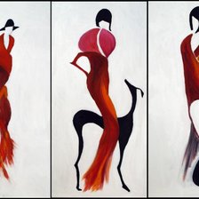 Схема вышивки «триптих»