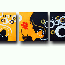 Схема вышивки «триптих»