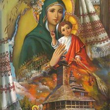 Схема вышивки «икона»