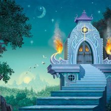 Схема вышивки «Восточный дворец»