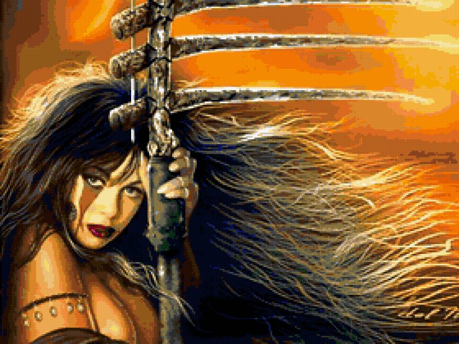 девушка-смерть - девушка, картинка - предпросмотр