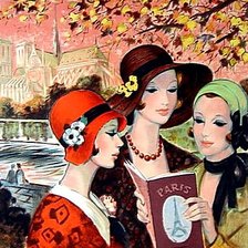 Схема вышивки «Парижский шарм»