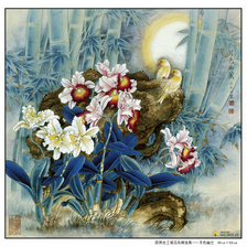 Схема вышивки «цветы»