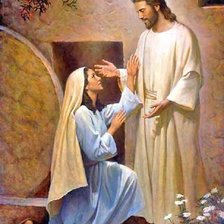 Схема вышивки «Исус и Магдалена»