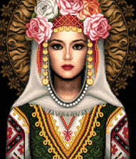 Схема вышивки «българка»