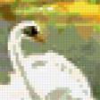 Предпросмотр схемы вышивки «лебеди» (№296442)