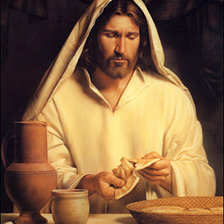 Схема вышивки «исус»