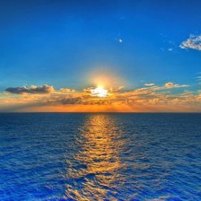 Схема вышивки «закат»