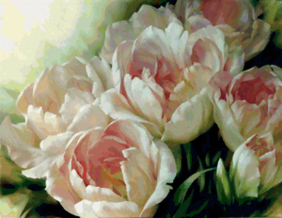 цветы от художника Игоря Левашова - природа, цветы - предпросмотр